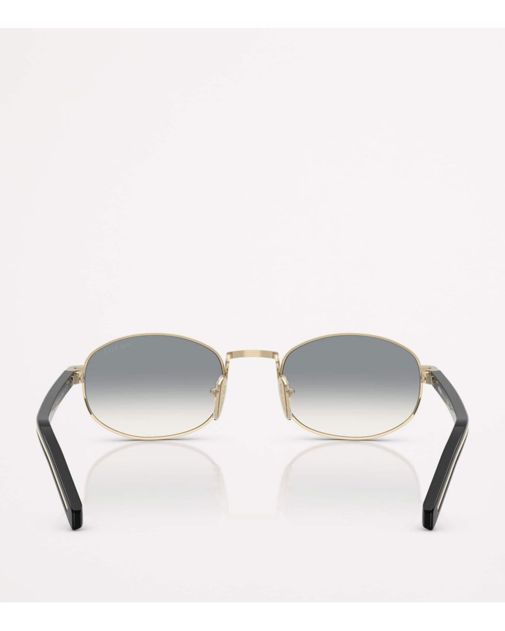 Prada Gray Steel Pr B53S Sunglasses