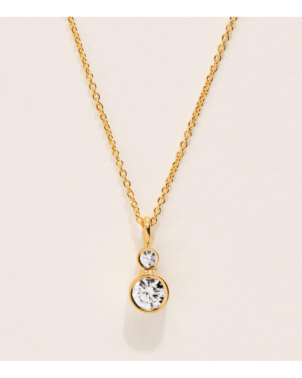 Sophie Bille Brahe Natural And Diamond Lou Simple Necklace