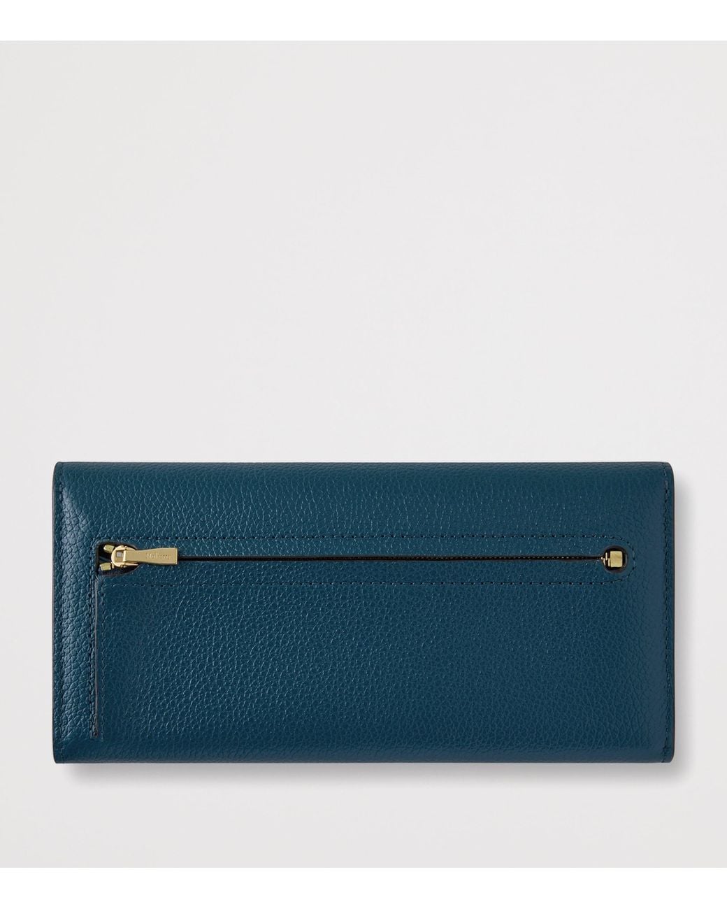 Mulberry Blue Leather Continental Wallet