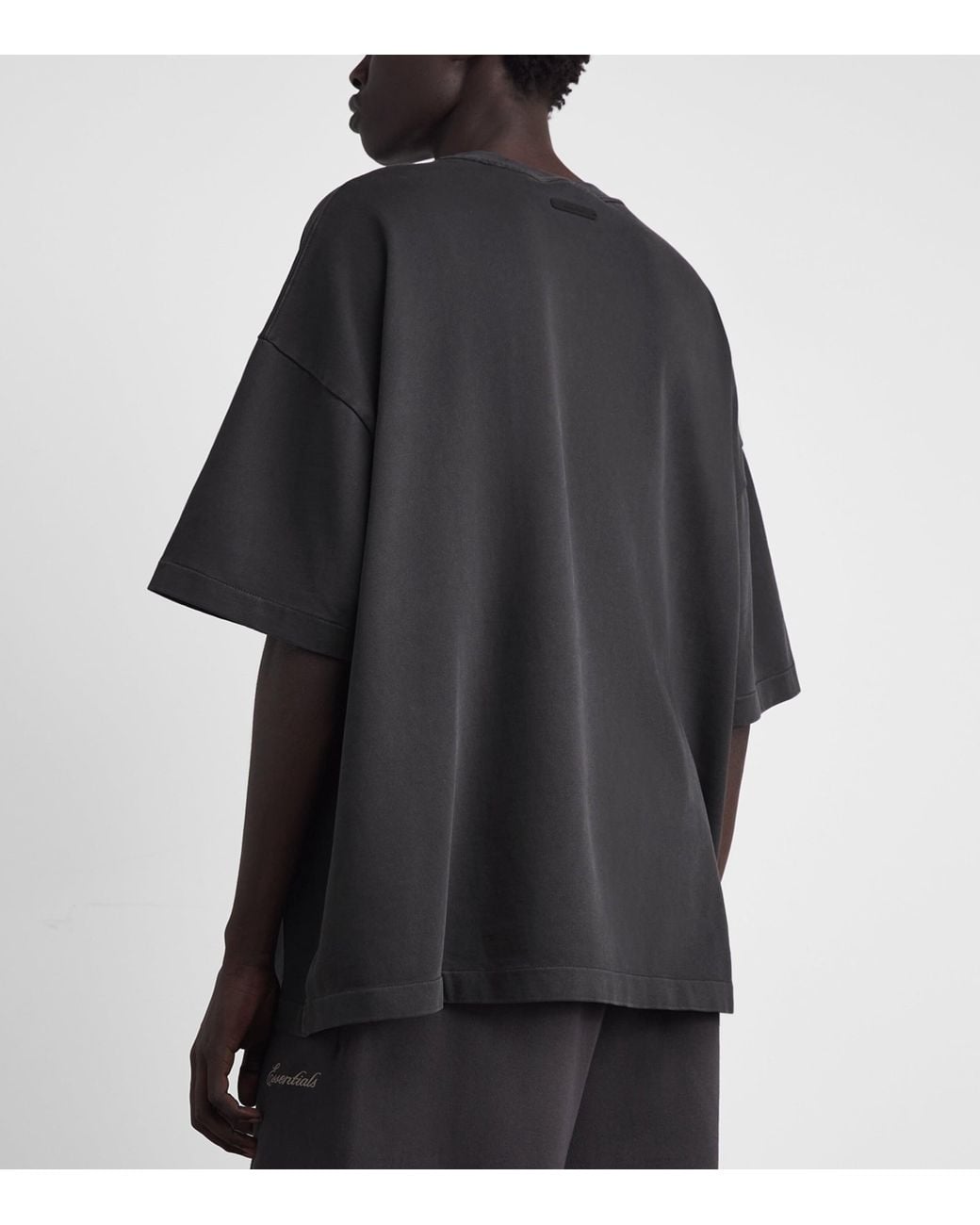 Fear Of God Black Cotton '90S Signature T-Shirt for men