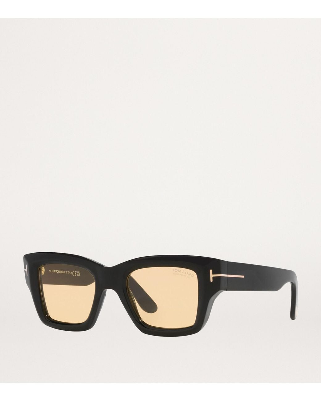 Tom Ford Black Acetate Ilias Sunglasses for men