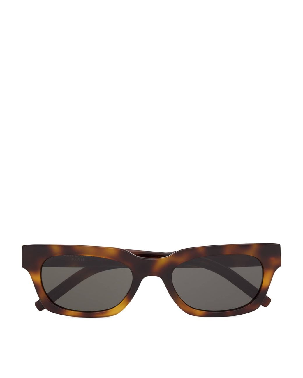 Saint Laurent Brown Rectangle Sunglasses