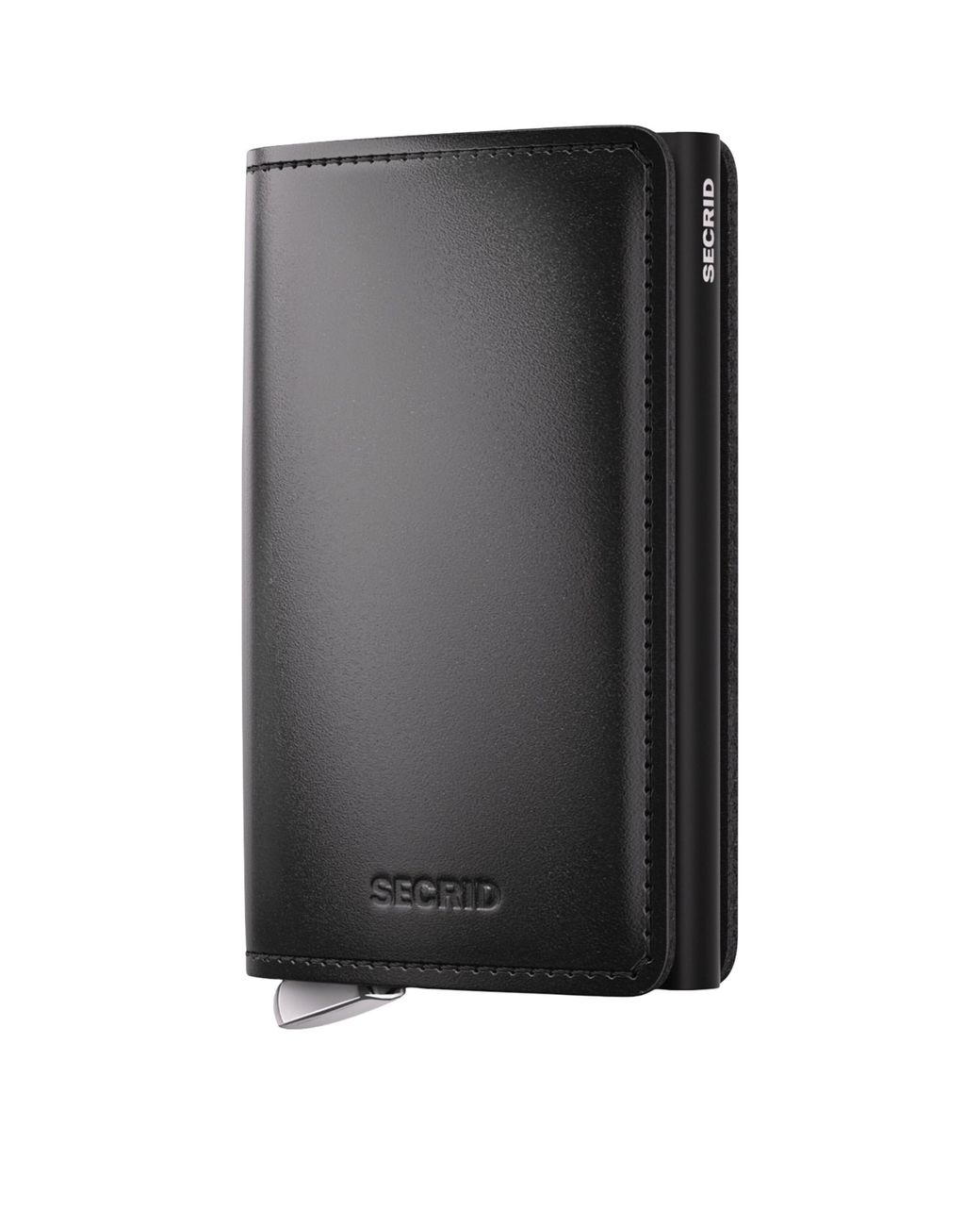 Secrid Gray Leather Slimwallet for men