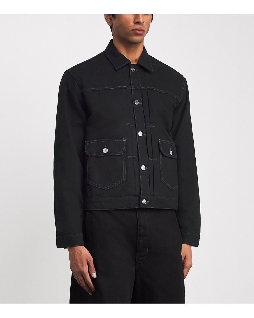 sunflower Black Type 2 Denim Jacket for men