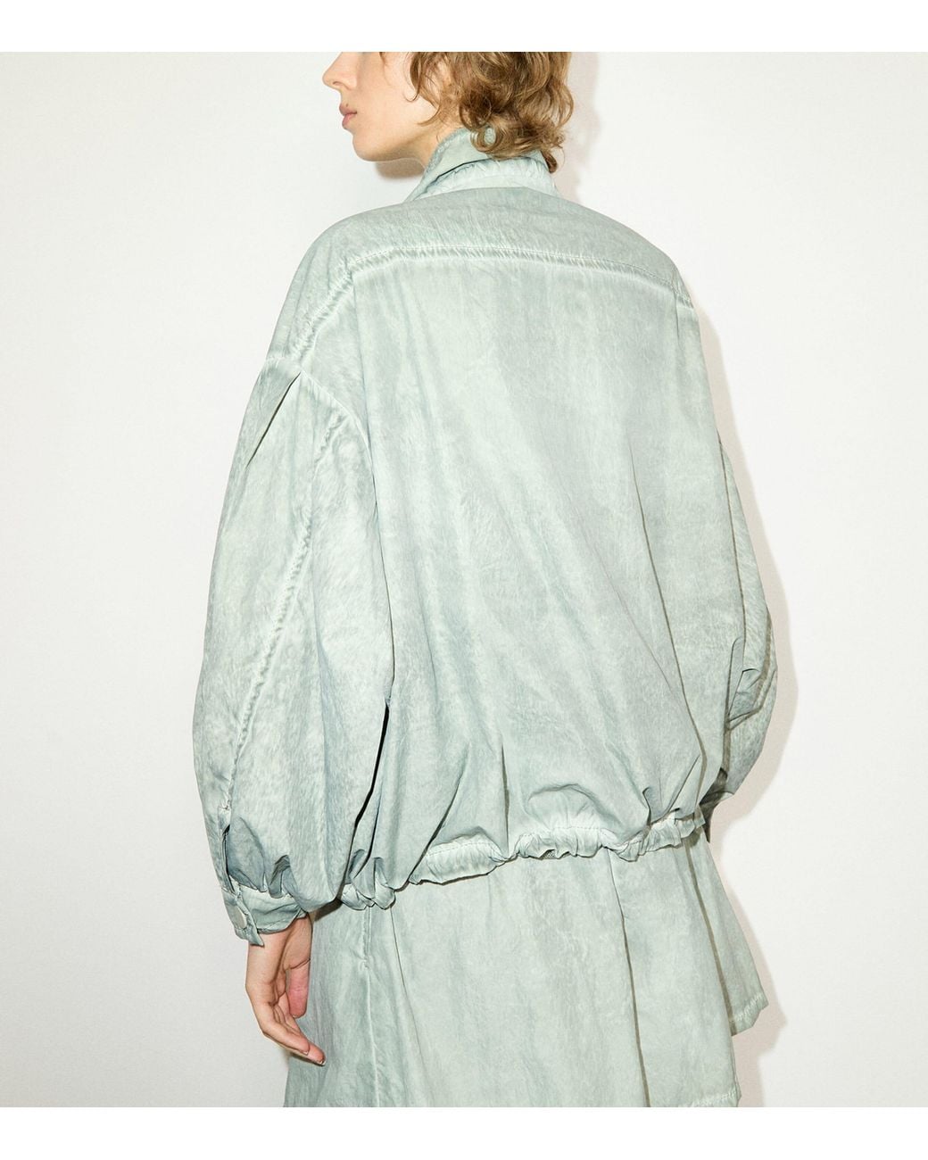 MAX&Co. Green Oversized Zip-Up Jacket