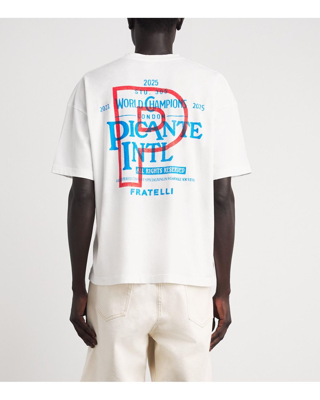 Picante White Champion T-Shirt for men