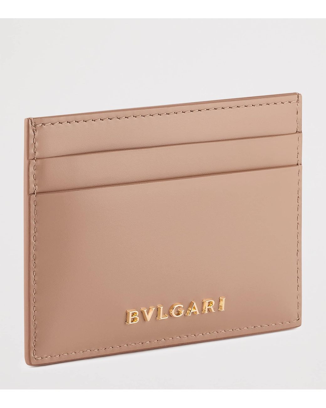 BVLGARI Natural Leather Serpenti Forever Card Holder