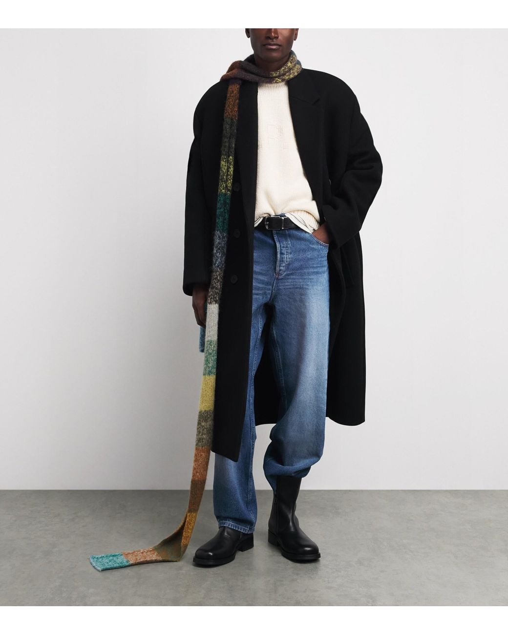 A.P.C. Blue Fairfax Wide-Leg Jeans for men