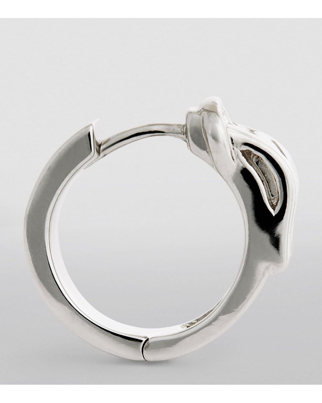 Vivienne Westwood Bobby Single Hoop Earring in White for Men | Lyst