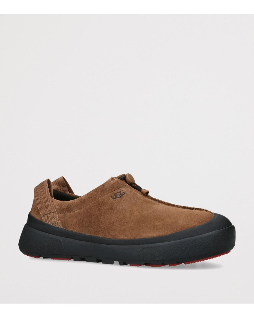 Ugg Brown Suede Outpost Slip-On Shoes for men