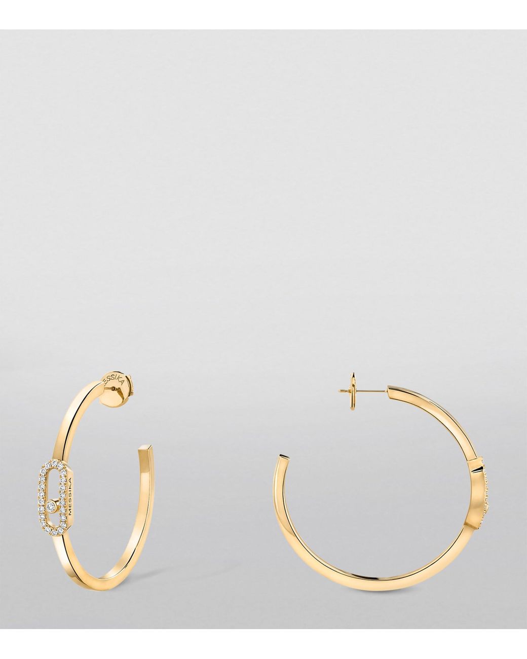 Messika Metallic Move Uno And Diamond Hoop Earrings