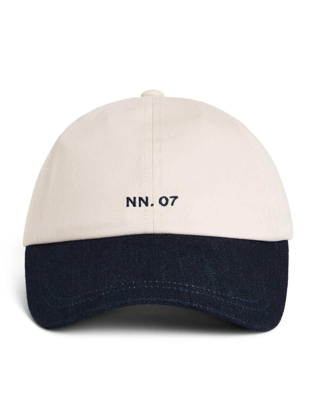 NN07 Blue Cotton Logo Baseball Cap for men