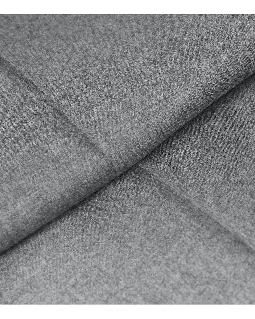 Max Mara Gray Cashmere Drawstring Straight Trousers
