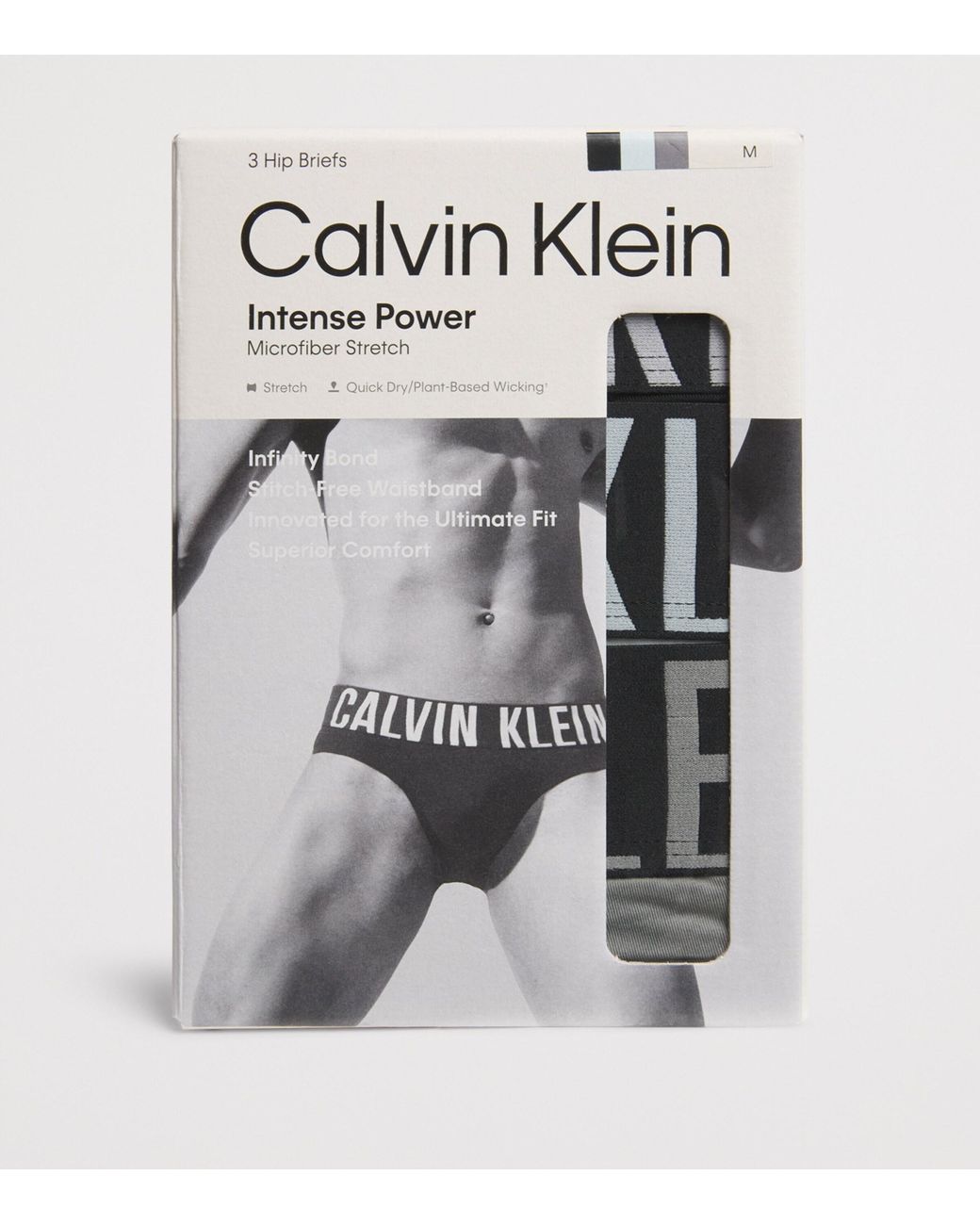 Calvin Klein Black Intense Power Briefs for men