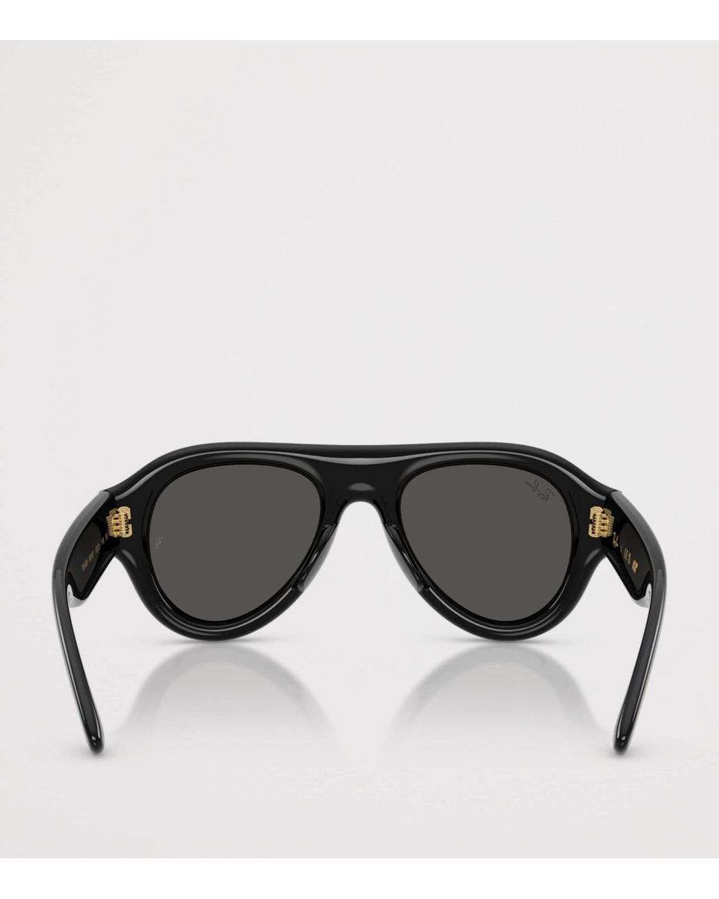 Ray-Ban Black Aviator Puffer Sunglasses