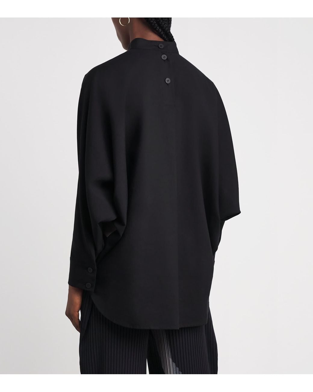 Issey Miyake Black Hands Of Lover Print Shirt