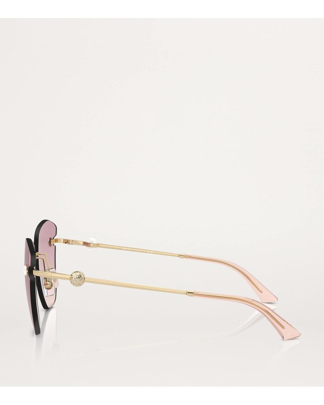 Jimmy Choo Pink Metal Jc4004Hb Sunglasses