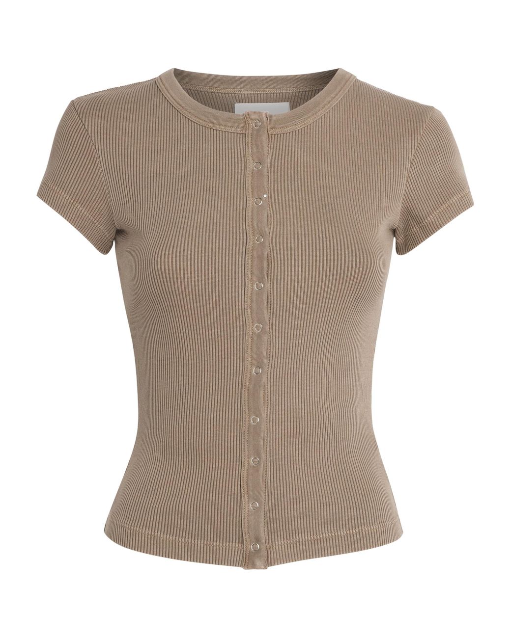 Citizens of Humanity Brown Short-Sleeve Tabi Cardigan