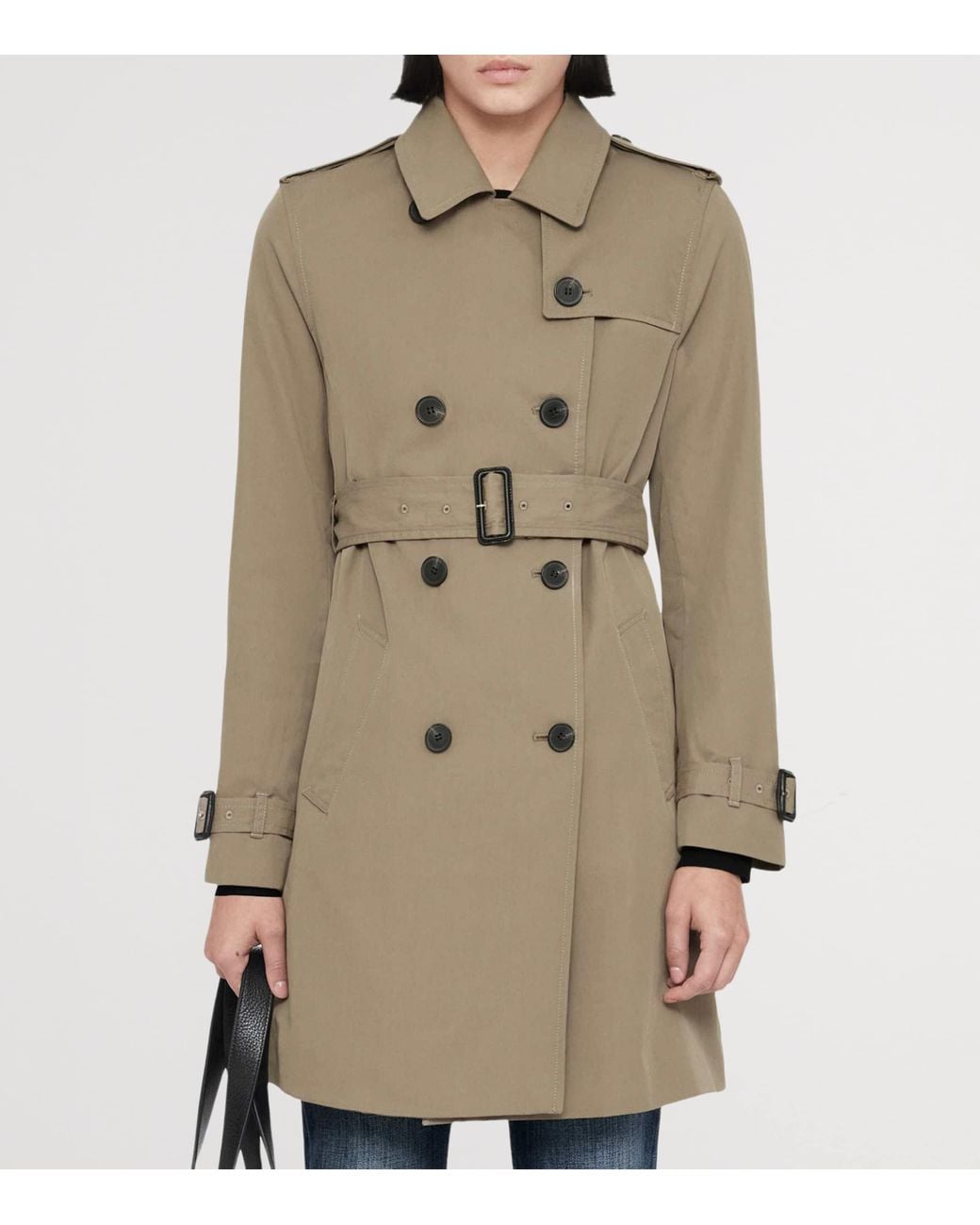 AllSaints Natural Leonard Trench Coat