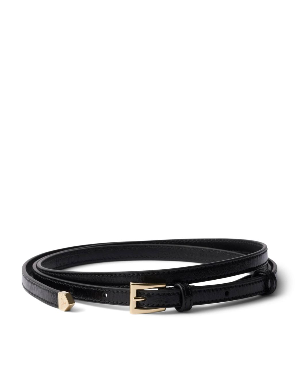 Prada Black Calfskin Belt