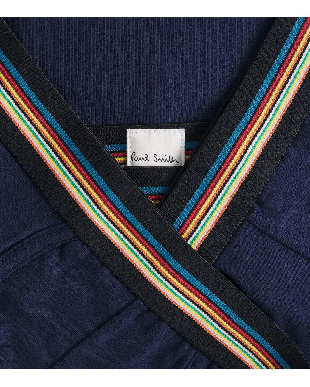 Paul Smith Blue Stretch-Organic Cotton Trunks for men