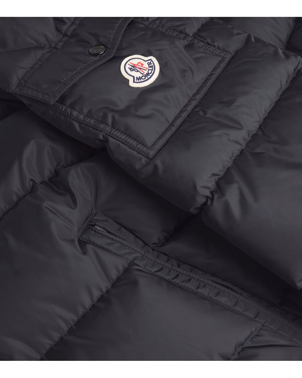 Moncler Black Down Maya Puffer Jacket for men