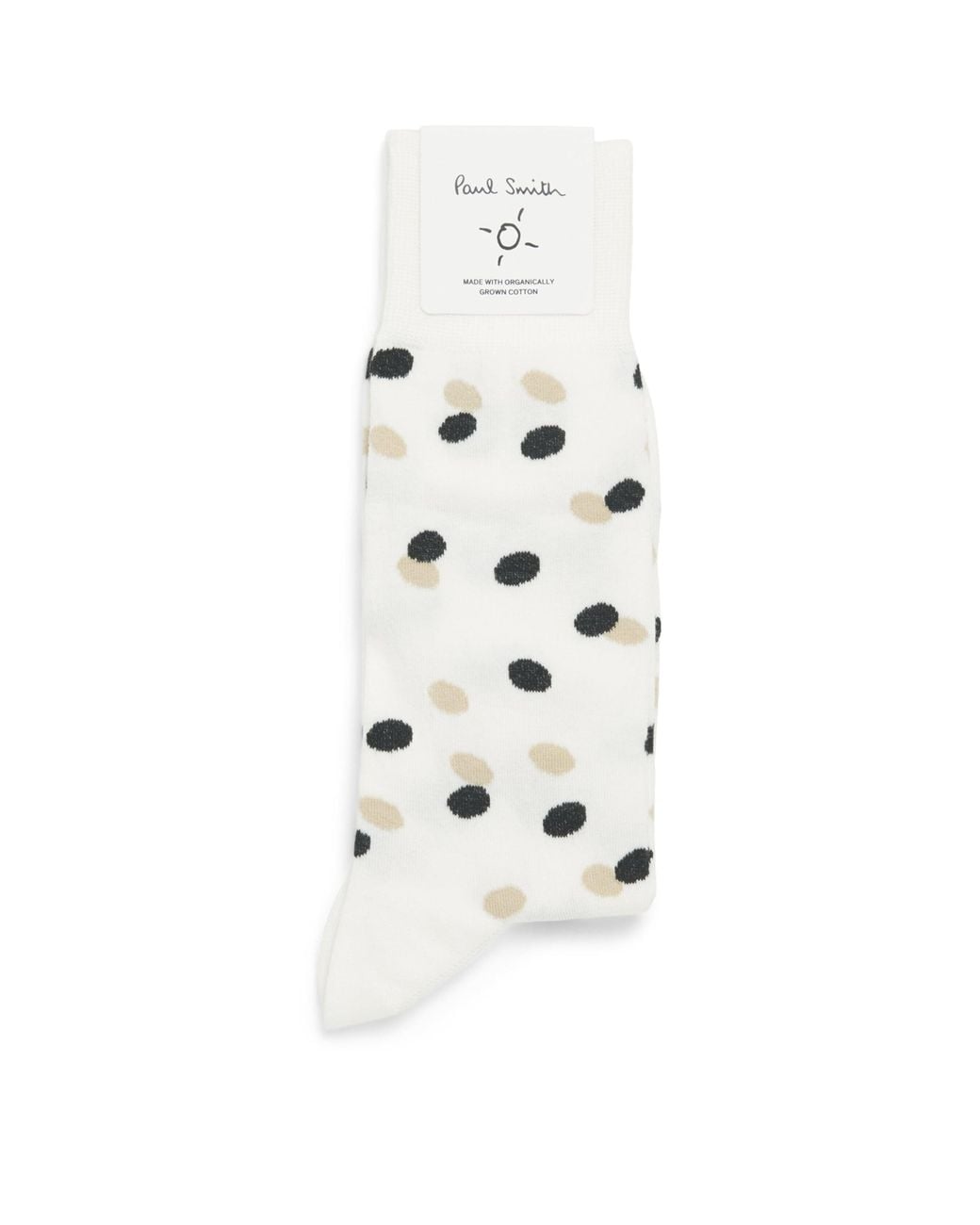 Paul Smith White Polka Dot Socks for men