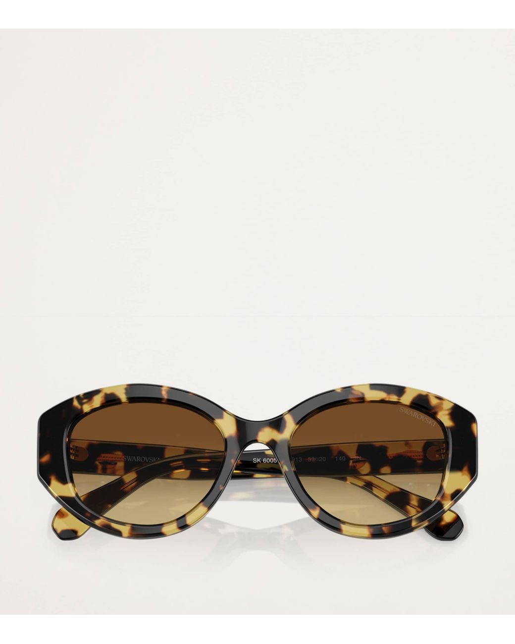 Swarovski Brown Oval Sk6005 Sunglasses