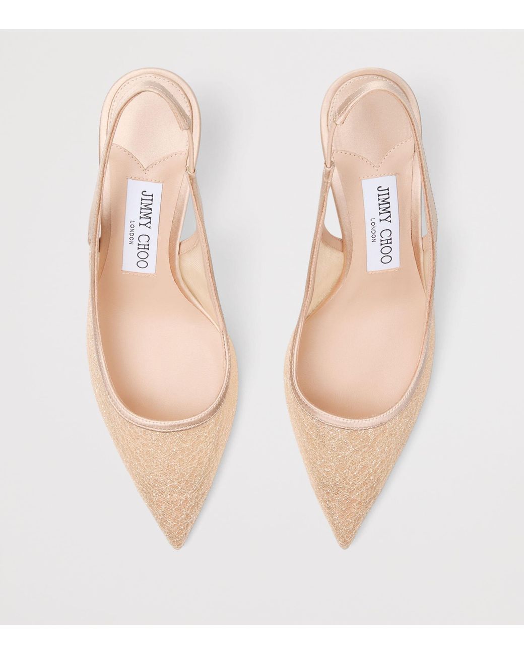 Jimmy Choo Pink Love 65 Slingback Pumps