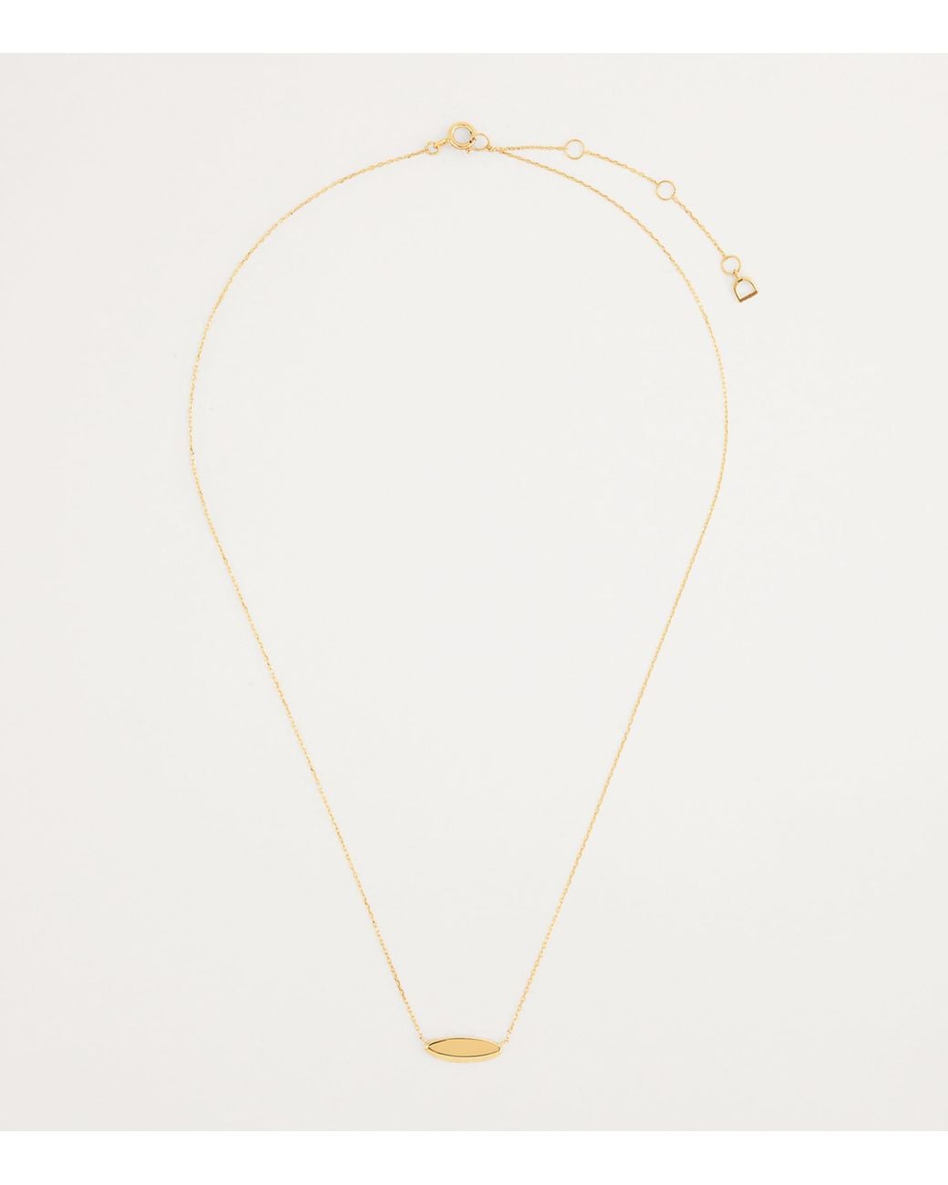 Astrid & Miyu Metallic Plain Pendant Necklace