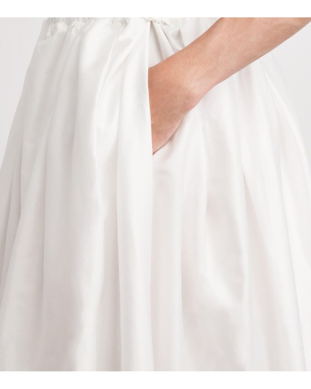 Camilla & Marc White Cotton Zaya Maxi Skirt