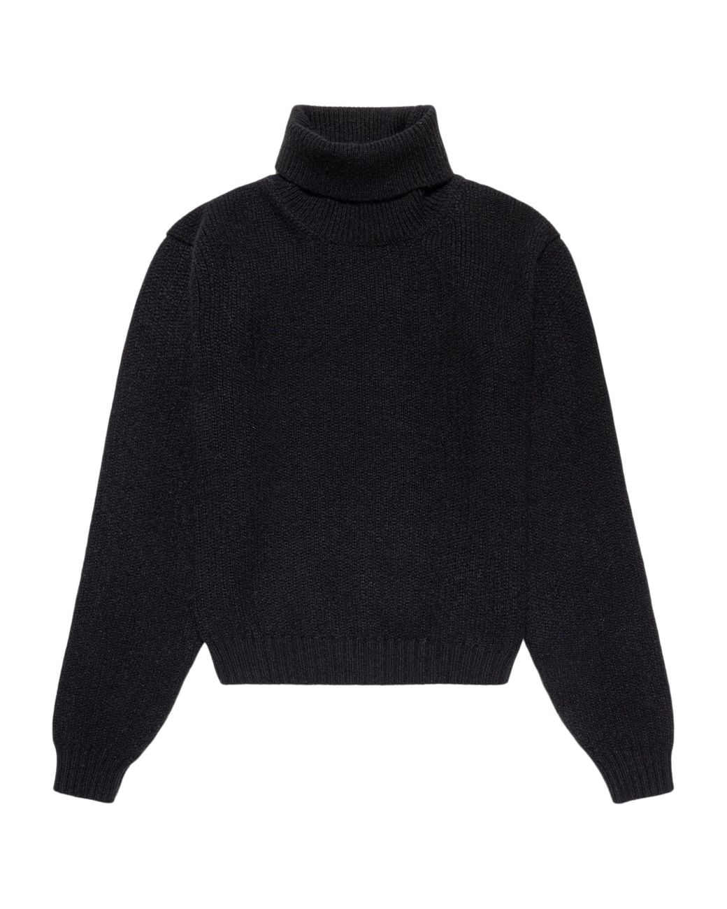 Tom Ford Blue Wool-Cashmere-Mohair Rollneck Sweater