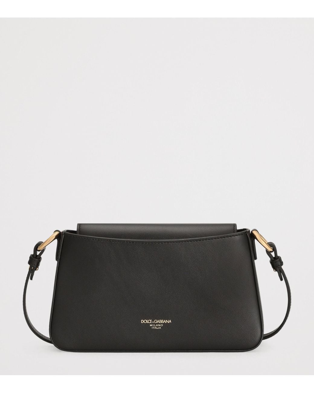 Dolce & Gabbana Black Leather Phone Bag