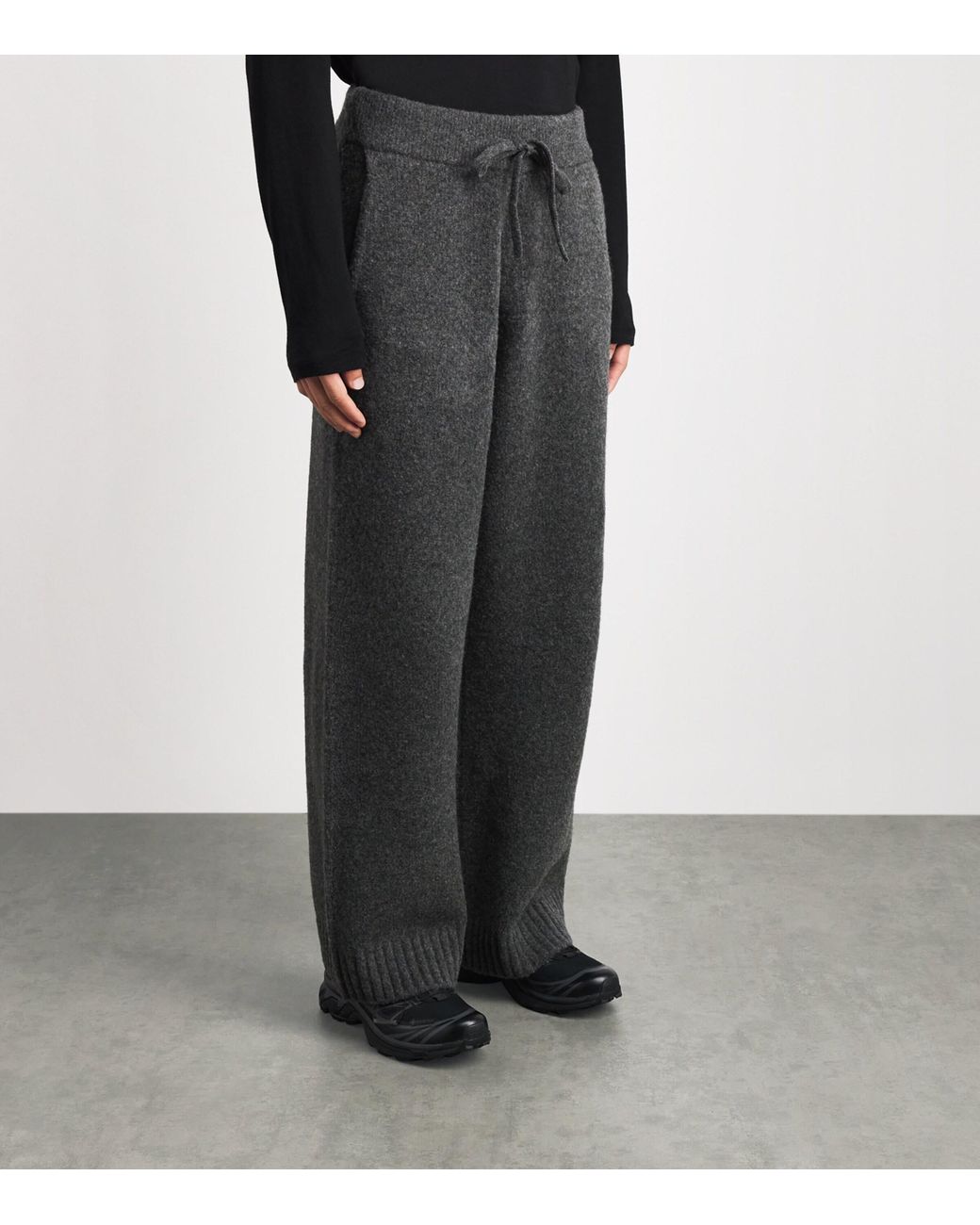 Represent Gray Wool-Blend Ramone Sweatpants for men
