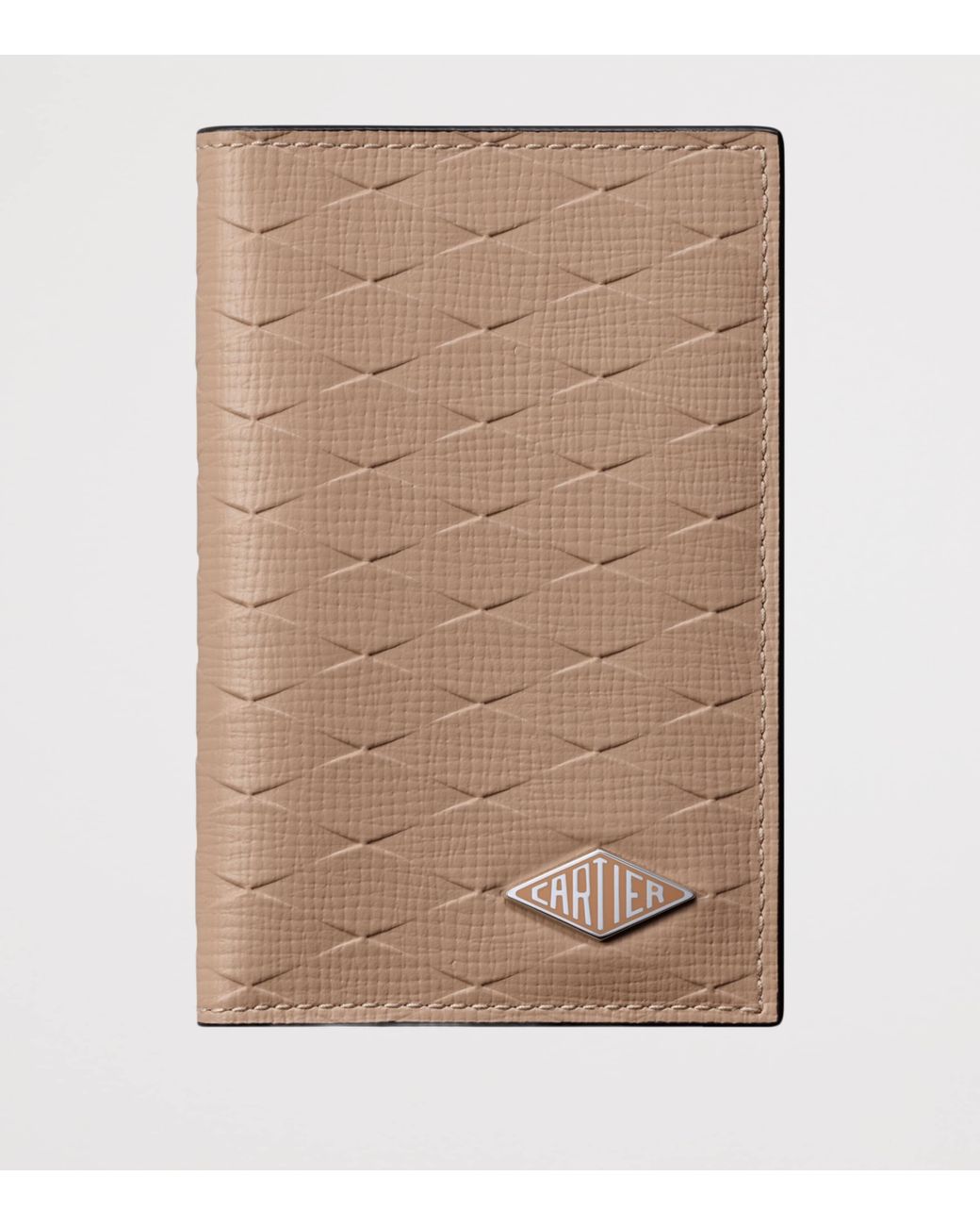 Cartier Natural Leather Losange Card Holder for men