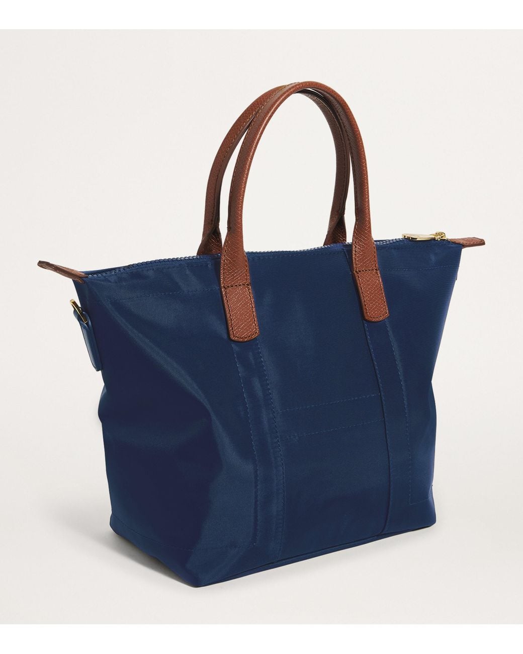 Harrods Blue Grab Nylon Tote Bag