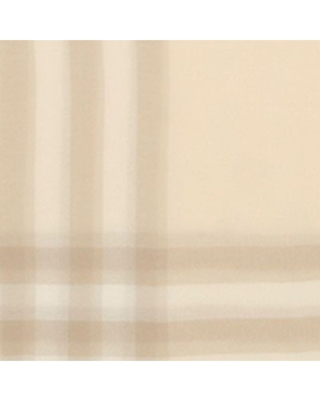 Burberry Natural Wool Check Scarf