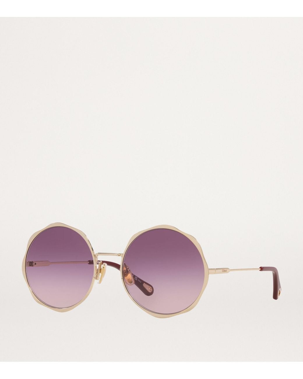 Chloé Purple Metal Ch0184S Sunglasses