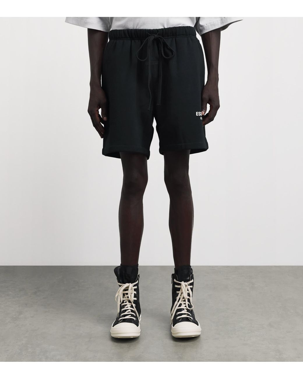 Fear Of God Black Logo Classic Sweatshorts for men