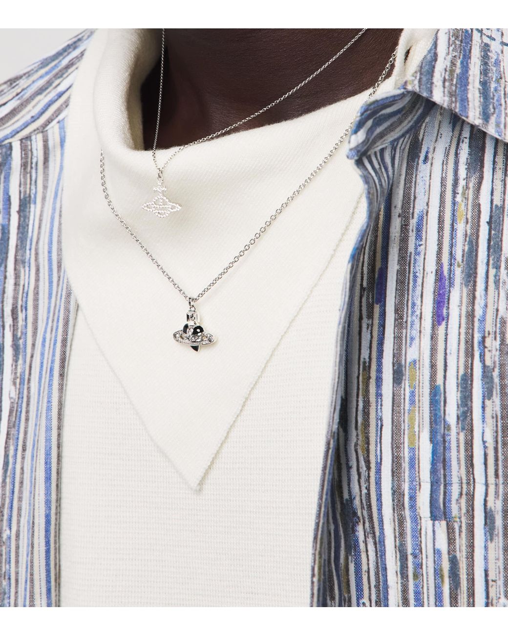 Vivienne Westwood Natural Calliope Pendant Necklace for men