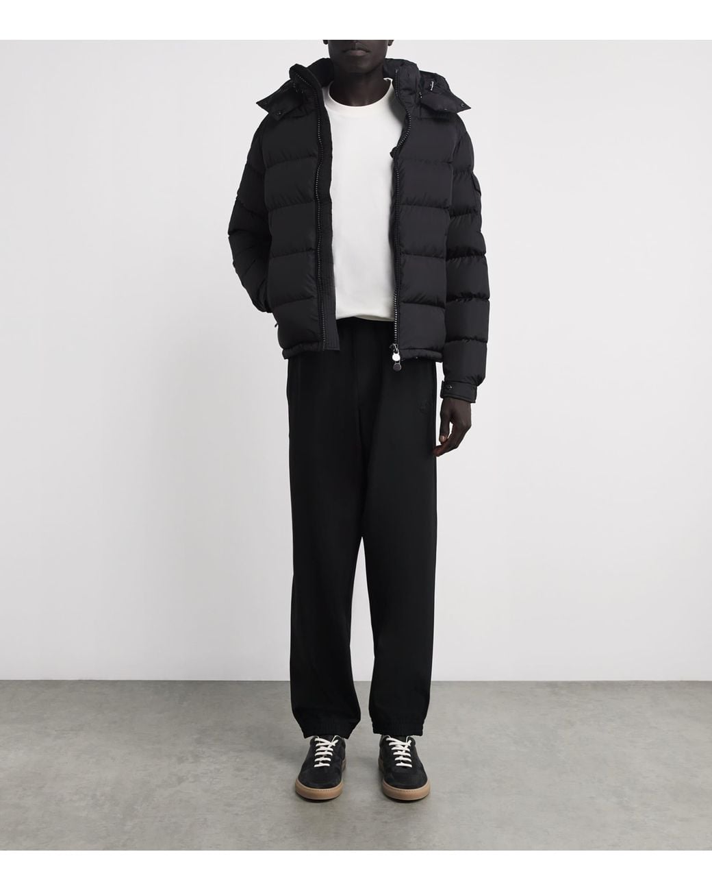 Moncler Black Down Maya Puffer Jacket for men