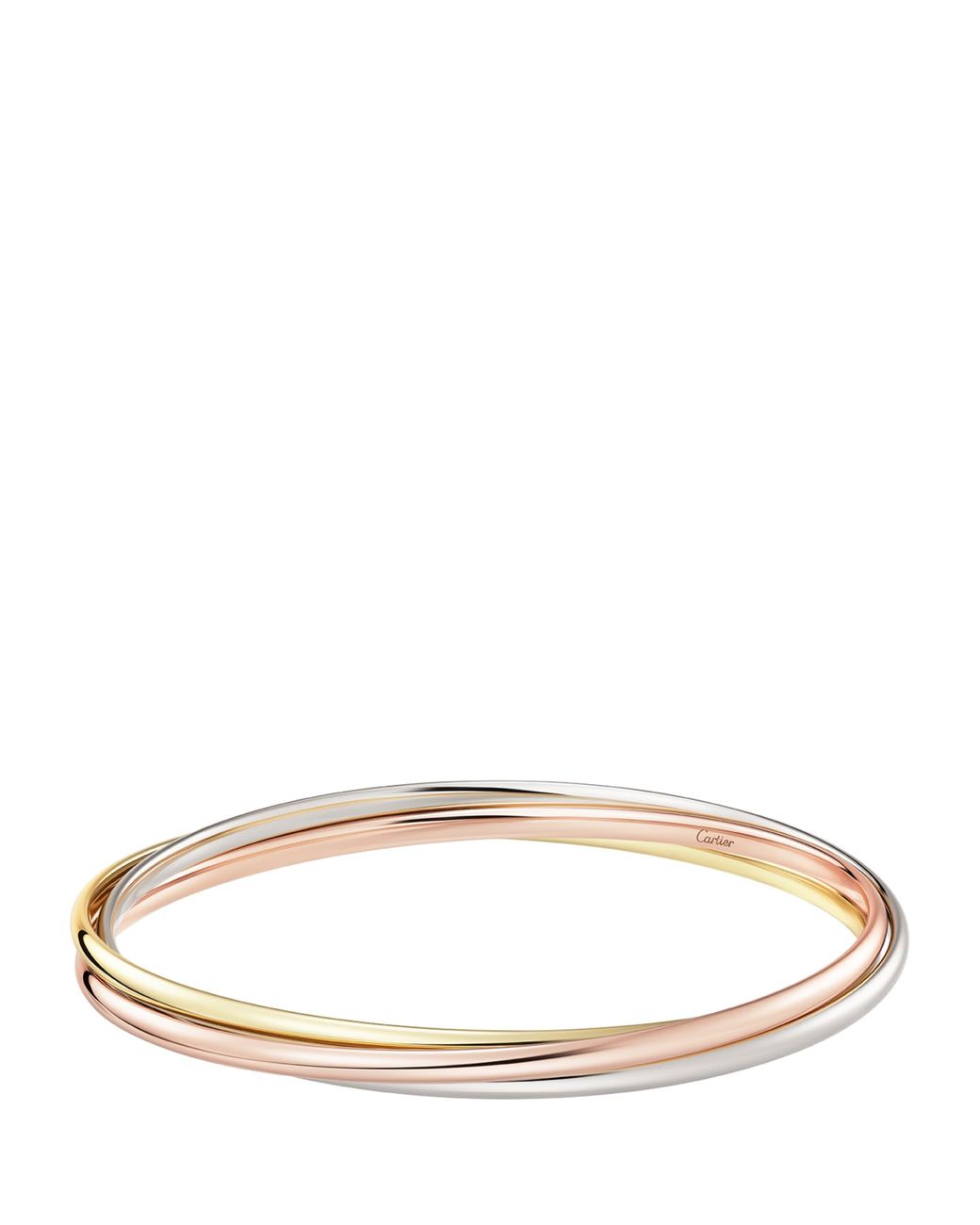 Cartier Natural Small, Rose And Trinity Bracelet