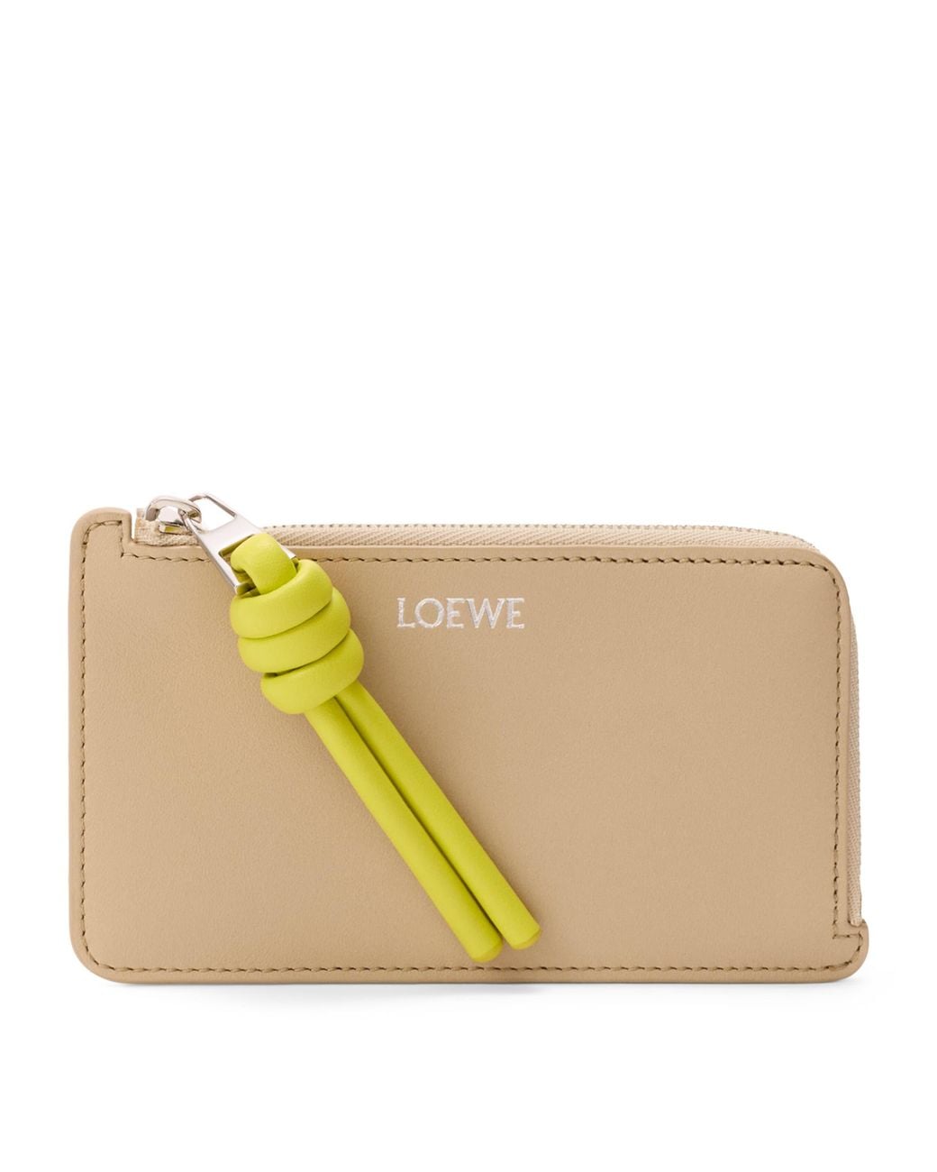 Loewe Natural Leather Knot Card Holder
