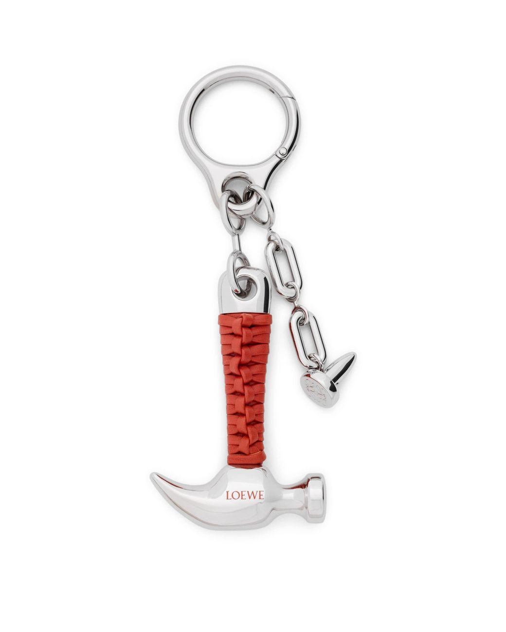 Loewe White Hammer Bag Charm