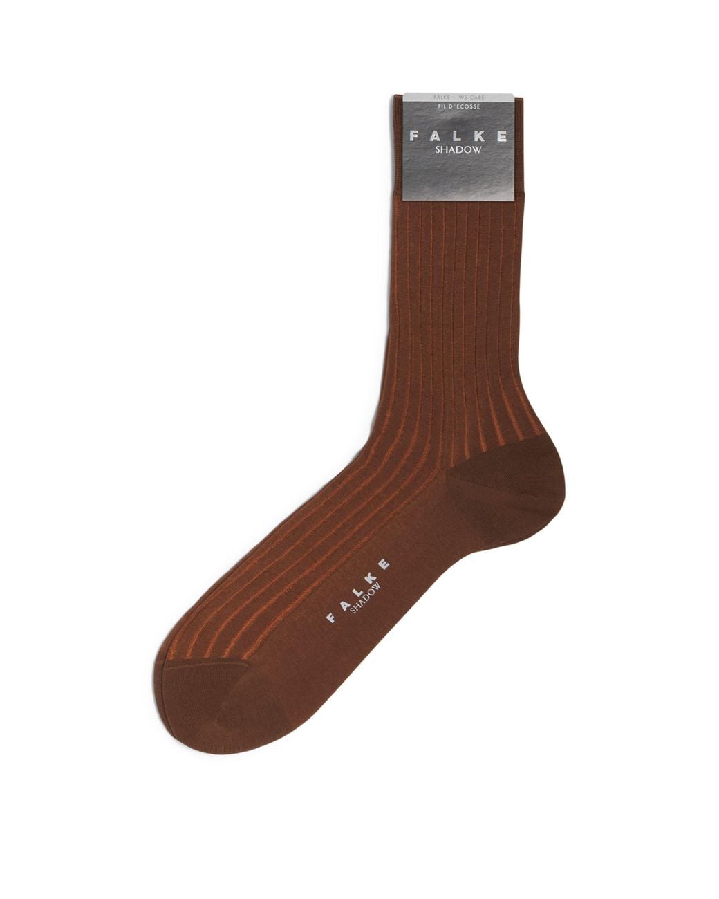 Falke Brown Shadow Socks for men