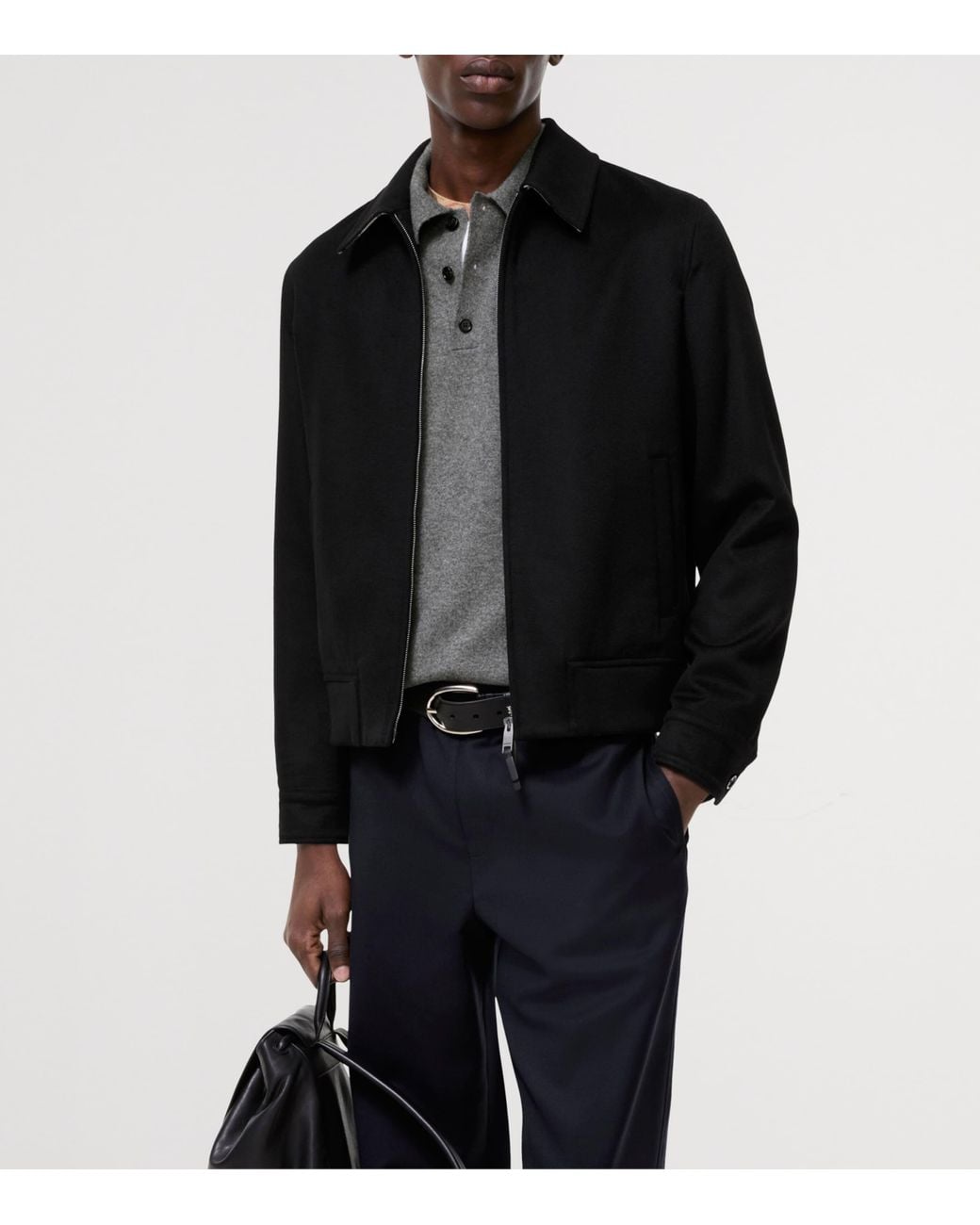 Burberry Black Cashmere Jacket for men
