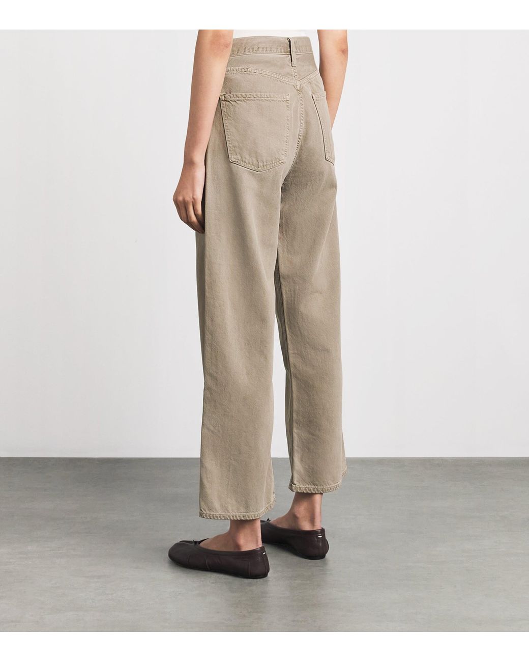 Agolde Natural Ren Wide-Leg Jeans