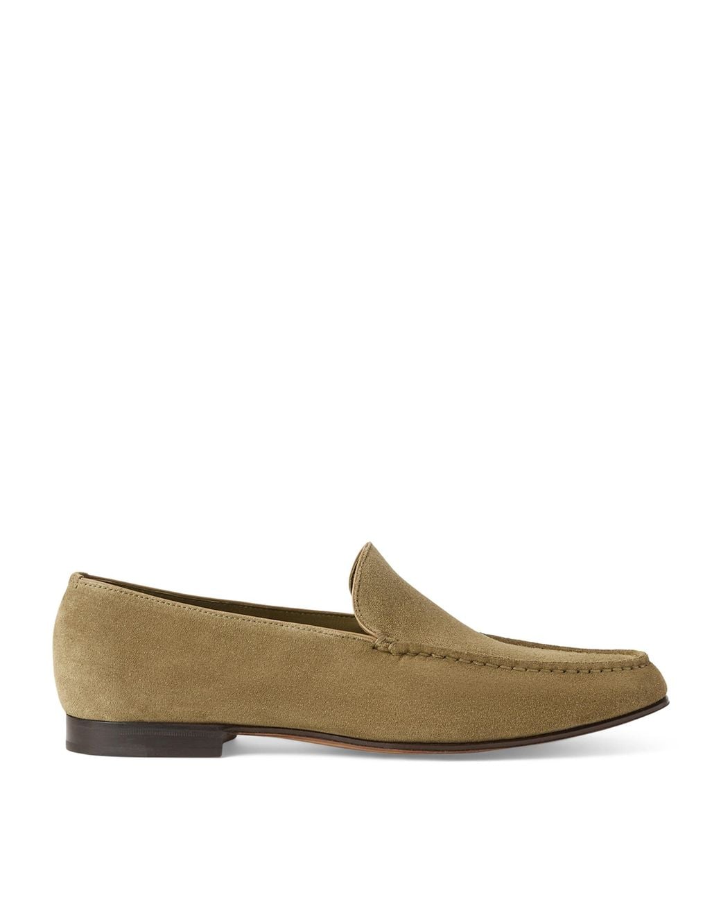 Ralph Lauren Natural Suede Darcey Loafers