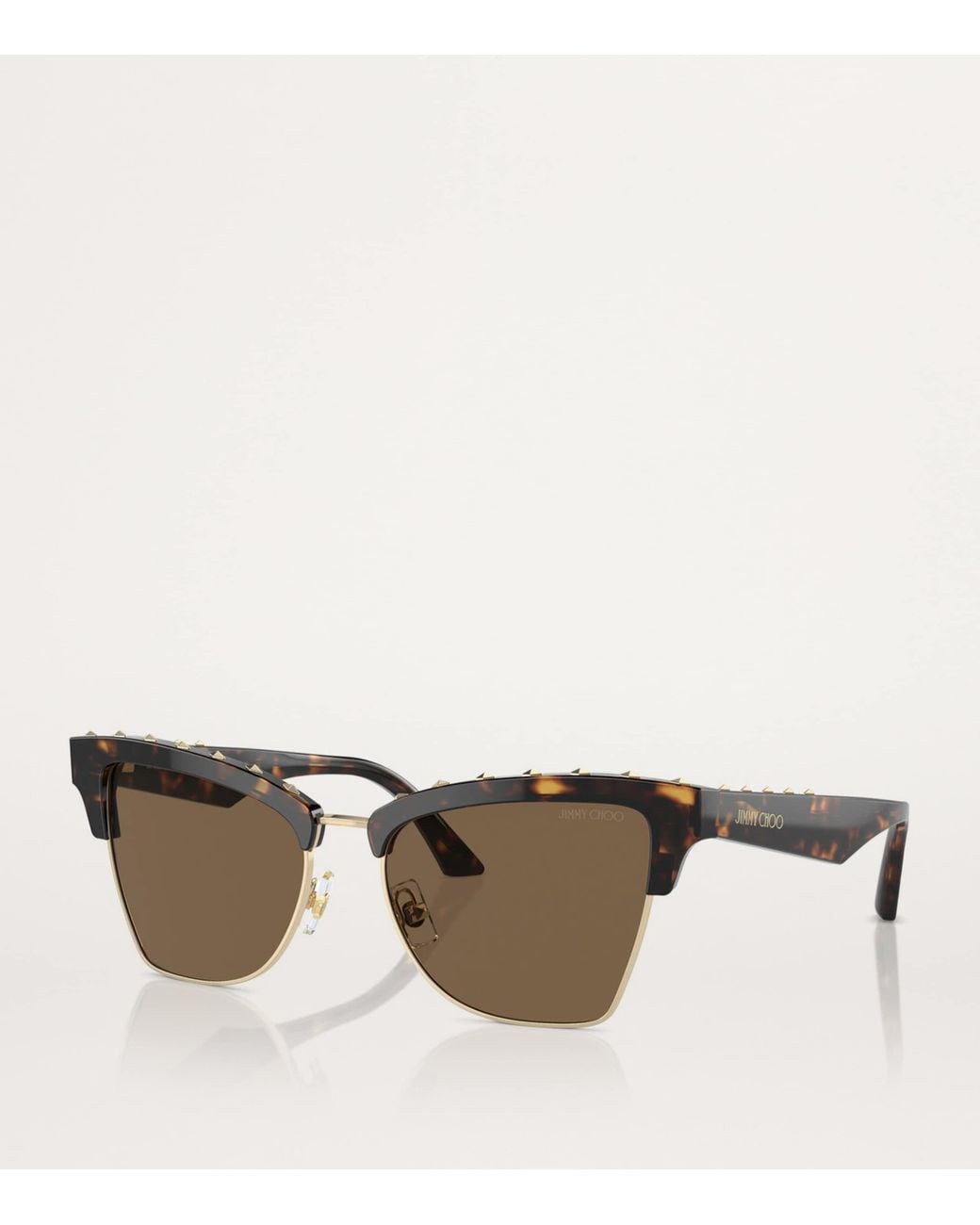 Jimmy Choo Brown Acetate Jc5014 Sunglasses