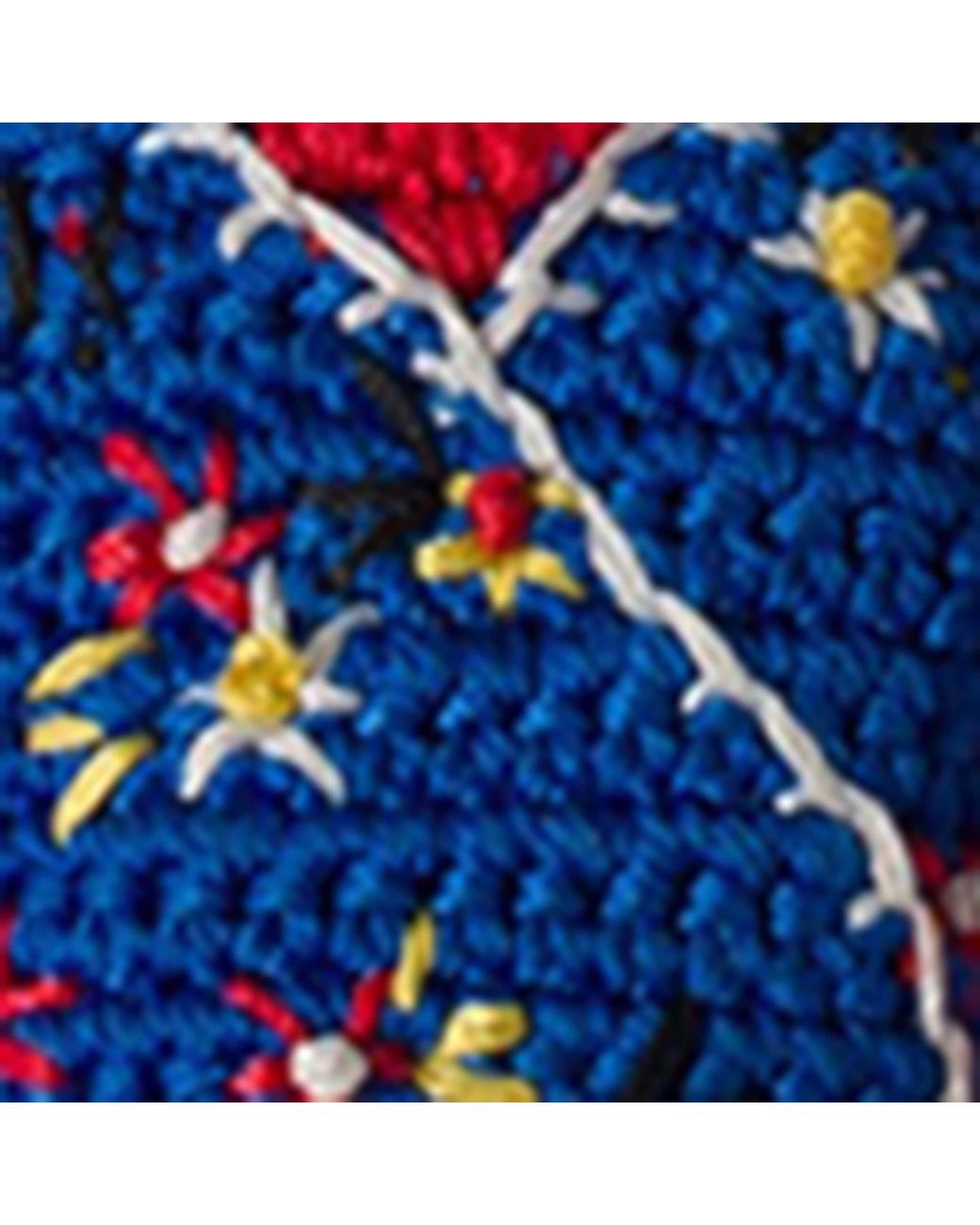 Miu Miu Multicolor Woven Yarn Keyring